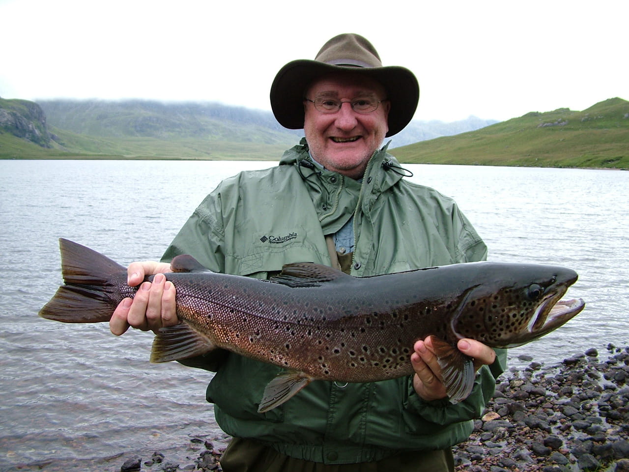 Brown trout fishing at Fionn Loch - Letterewe Estate