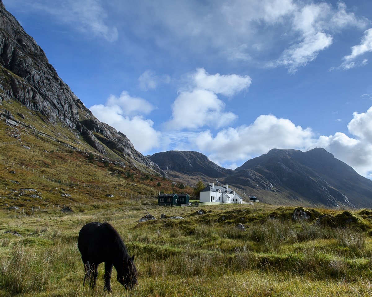 Stalkers lodge in Scotland