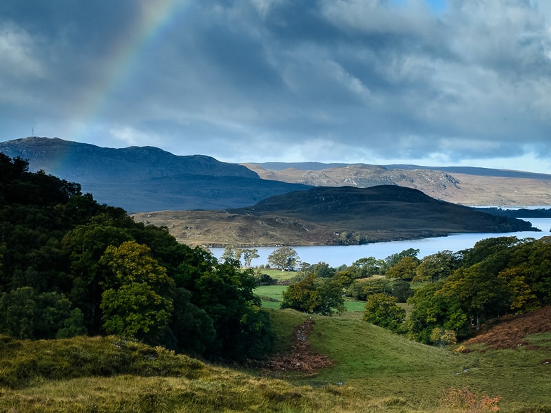 Rainbow over Loch Maree