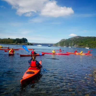 Sea kayaking in Scotland