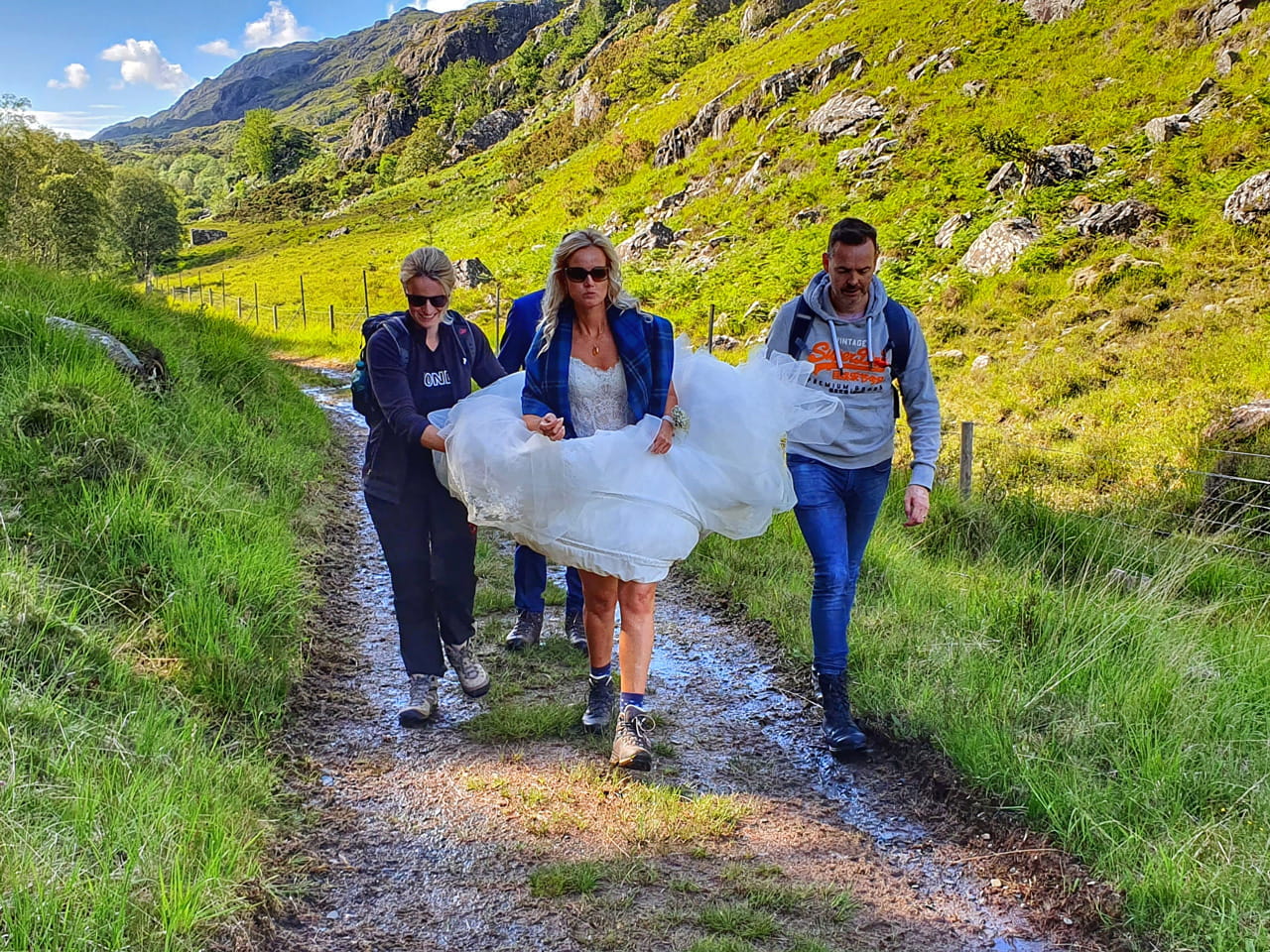 Rustic wedding venue in Scotland